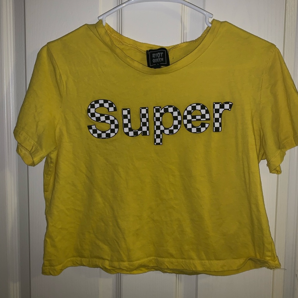 Crop top short sleeve